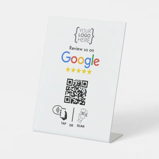 Custom Google Review Stand NFC